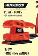 Black & Decker Power Tools 135W Finishing Sander-Each