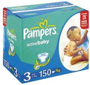 Pampers Active Baby Maxi Plus 120's-Per Pack
