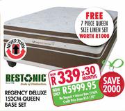 Restonic Regency Deluxe 152cm Queen Base Set