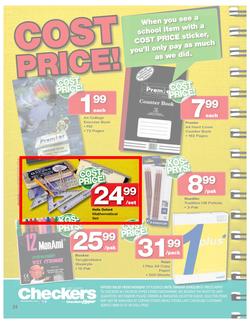 Checkers Nationwide : Big Back to School Savings (31 Dec - 3 Feb 2013), page 24