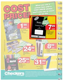 Checkers Nationwide : Big Back to School Savings (31 Dec - 3 Feb 2013), page 24