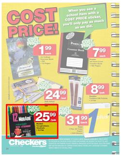 Checkers Nationwide : Big Back to School Savings (31 Dec - 3 Feb 2013), page 24