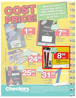 Checkers Nationwide : Big Back to School Savings (31 Dec - 3 Feb 2013), page 24