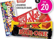 Nestle Chocolate Bars-4's
