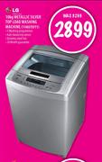 Lg Metallic Silver Top Load Washing Machine (T1003TEFT1)-10kg