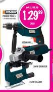Stramm Power Tools Drill-500W/Grinder-500W/Jigsaw-350W Each