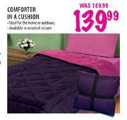 Comforter In A Cushion