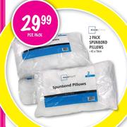Mainstays 2 Pack Spunbond Pillows-45x70cm