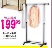 Single Clothes Rail-137cm