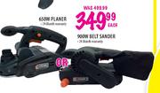 Stramm 650W Planer Or 900W Belt Sander Each