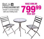 Out & About Bistro Set-3 Piece Per Set