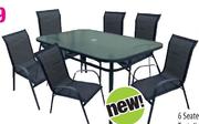 Out & About 6 Seater Glass Set-Per Set