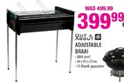 Out & About Adjustable Braai
