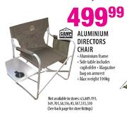 Camp Master Aluminium Directors Chair