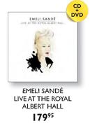 Emeli Sande Live At The Royal Albert Hall CD-Each