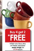 Assorted Soup Mugs-Each