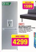 Defy Metallic Silver Fridge Freezer-284Ltr(C360 DFC396)