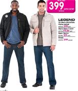 Legend 15) Mens Microfibre Parka Jacket - Each