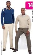Legend Mens 2 Pleat Chino Pants-Each