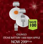 Osungo Stone Battery 1000 Mah Apple-Each