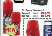 Old Spice Deodorant Aerosol-150ml Each