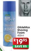 GlideMax Shaving Foam-400ml