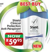 Shield Clinical Protection Anti-Perspirant-45ml Each