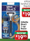 Gillette Blue3 1-Up Razor