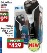 Philips Aquatouch Wet & Dry Shaver(AT610)