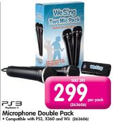 PS3 Microphone Double Pack-Per Pack