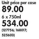 Graham Beck Bliss Demi Sec, Brut Rose Or Brut-6X750ml