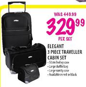 Elegant 3 Piece Traveller Cabin Set