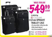 Classic By Cellini Upright Trolley Case-61cm Each 