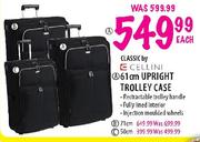 Classic By Cellini Upright Trolley Case-71cm Each 