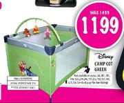 Disney Camp Cot Green