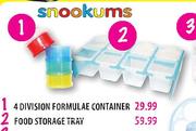 Snookums Food Storage Tray