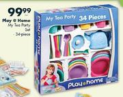 Play @ Home My Tea Party Set-34 Piece