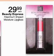 Beauty Express Maximum Impact Moisture Lipgloss-Each