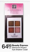 Beauty Express Maximum Impact Eye Shadow Quad-Each