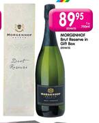 Morgenhof Brut Reserve In Gift Box - 1 x 750ml