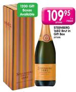 Steenberg 1682 Brut In Gift Box - 1 x 750ml