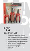 3pc Plier Set