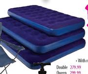 Camp Master Double Flocked Airbed