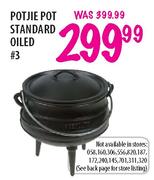 Potjie Pot Standard Oiled #3