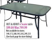 Out & About 6 Seater Table