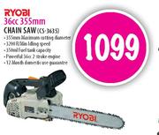 Ryobi 36cc 35mm Chain Saw (CS-3635)