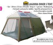 Camp Master Lagoona Diner 5 Tent-380cm x 265cm x 200cm(H)