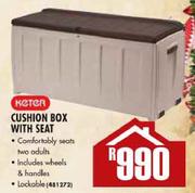 Keter Cushion Box with Seat