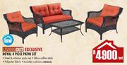 Living Out Royal 4 Piece Patio Set