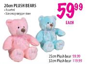 Plush Bears-25cm Each